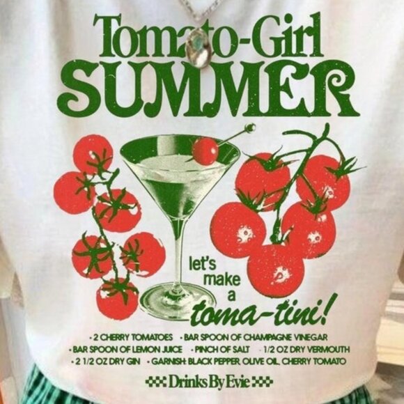 Tomato Girl Summer Graphic Tee - Picture 2 of 3